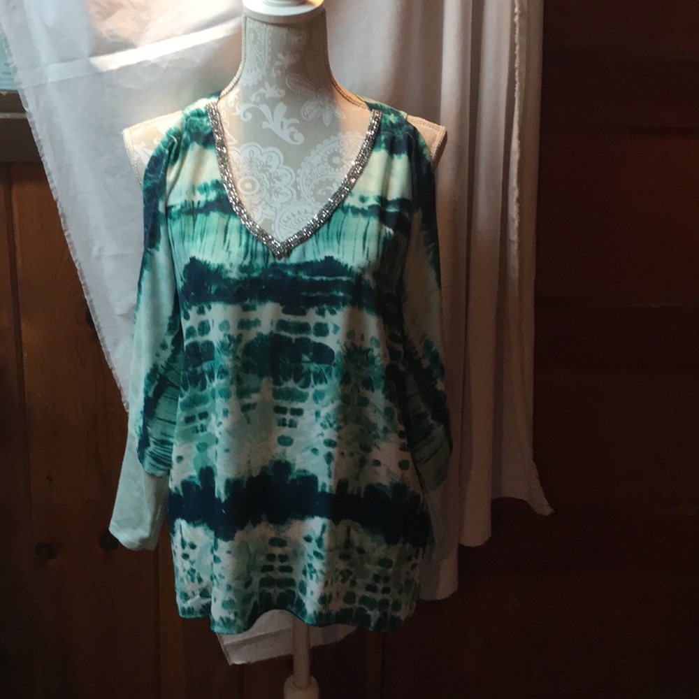 Juicy Couture tie-dyed blouse